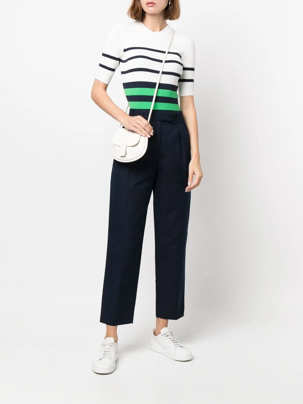 A.P.C. Broek met verhulde sluiting - Blauw