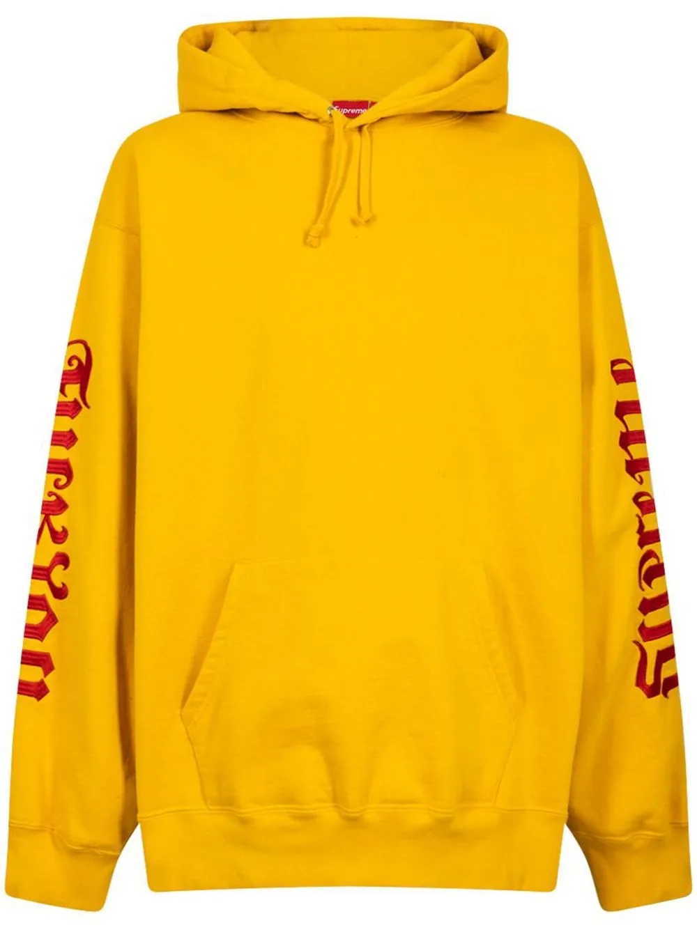 

Supreme Ambigram long-sleeve hoodie - Orange