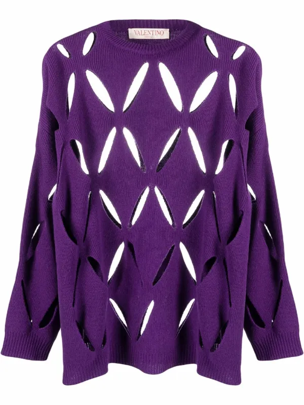 jumper with diamond pattern