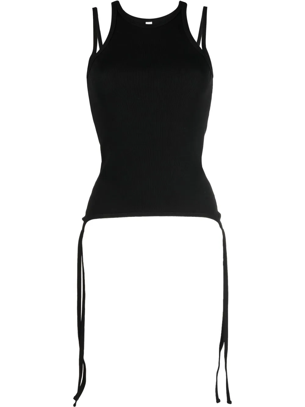 

Dion Lee camiseta Split Tie - Negro