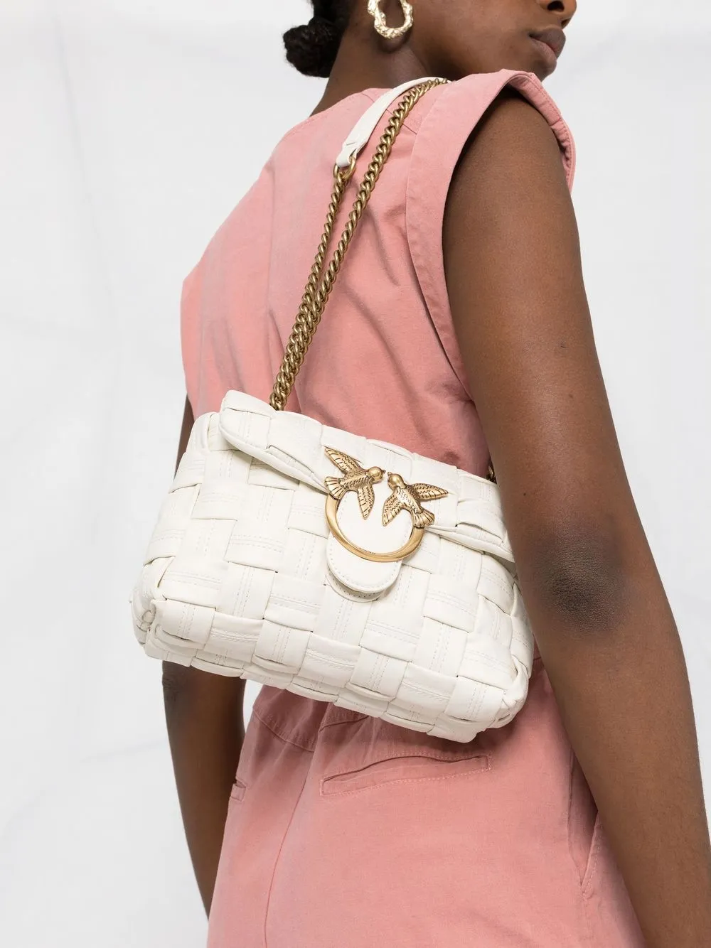 PINKO Small Classic Love Crossbody Bag Farfetch