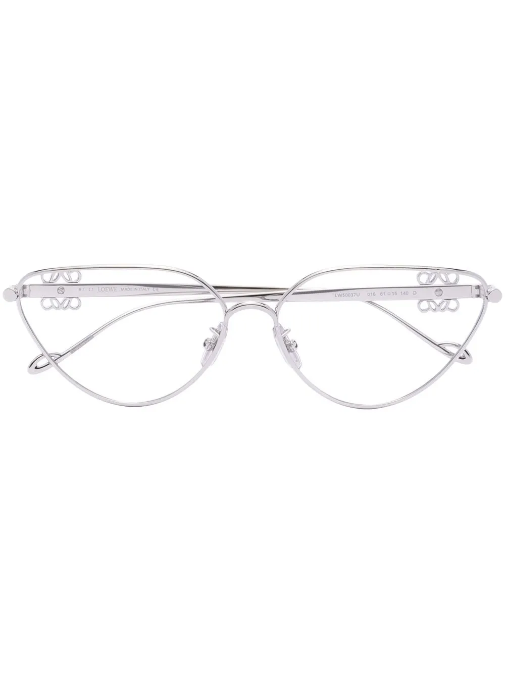 

LOEWE flower-charm glasses - Silver