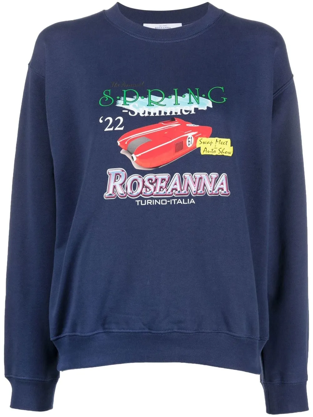 

Roseanna sudadera con logo estampado - Azul