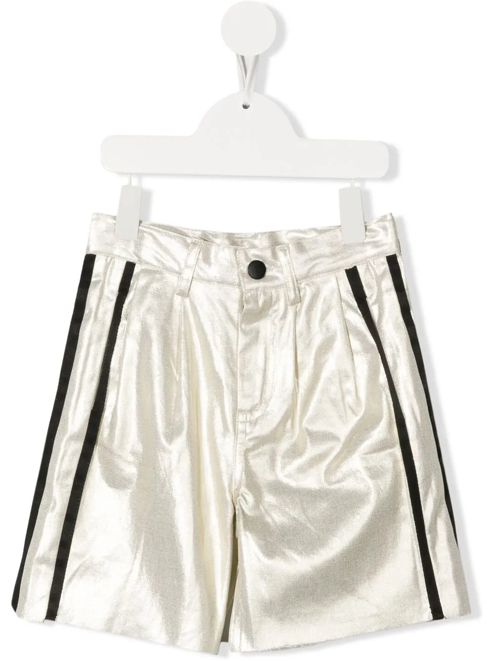 

Dkny Kids shorts con acabado brillante - Dorado