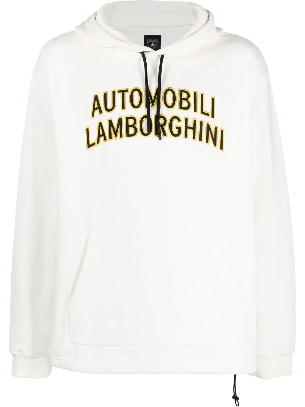 

Automobili Lamborghini hoodie con logo estampado - Blanco