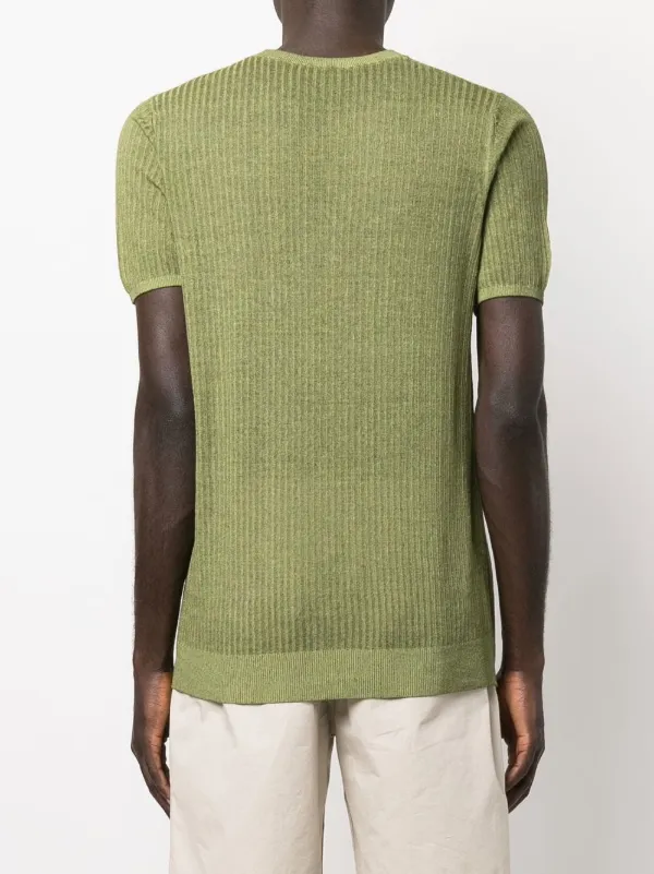 Roberto Collina Ribbed crew-neck T 