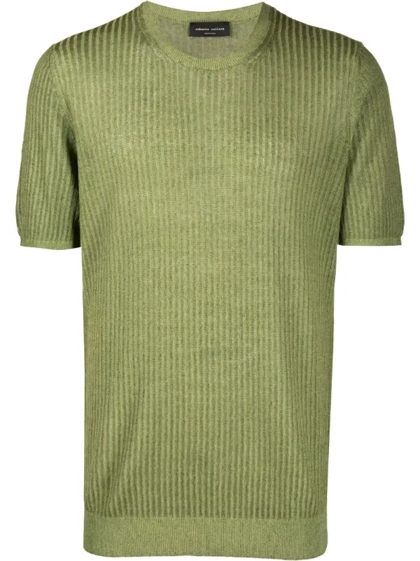 Roberto Collina Ribbed crew-neck T 