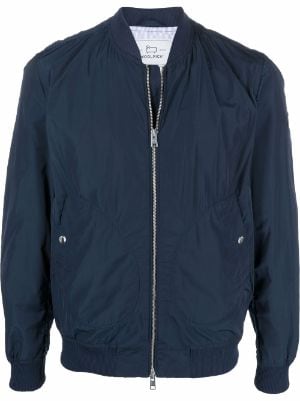 Blue New Ben zip-up jacket Farfetch Men Clothing Jackets Bomber Jackets 