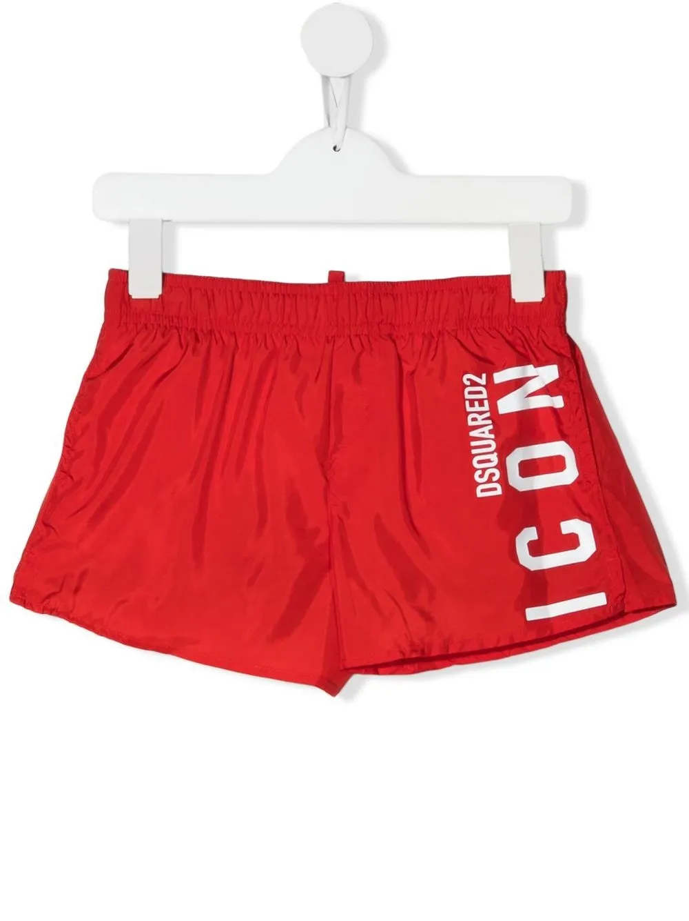 

Dsquared2 Kids shorts de playa con estampado Icon - Rojo