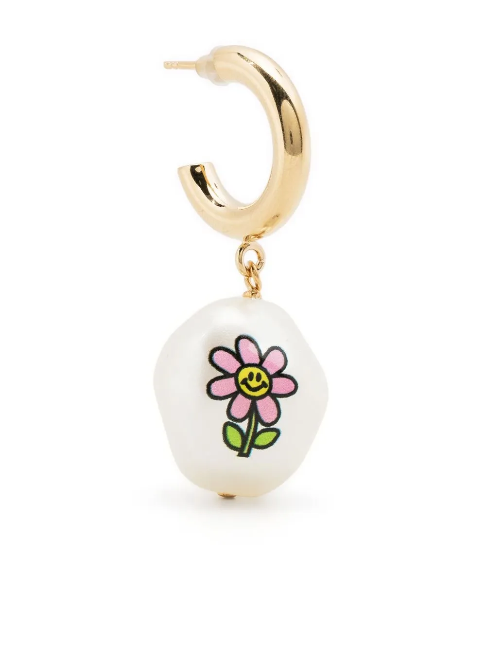 

SAFSAFU Daisy pearl earrings - Gold