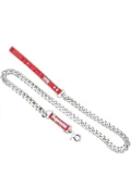 Supreme B.B. Simon studded dog leash - Red