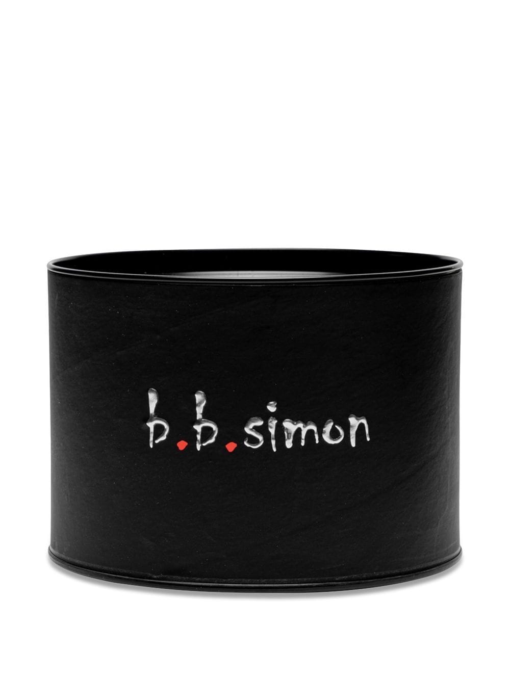 B.B. Simon Monogram Belt - White 42 / White