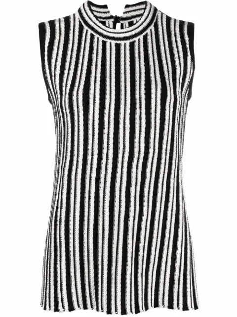 Jil Sander rib-knit sleeveless top