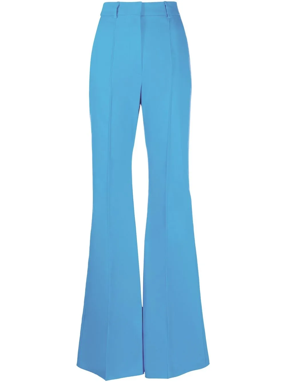 Sportmax High-waisted Flares In Blue