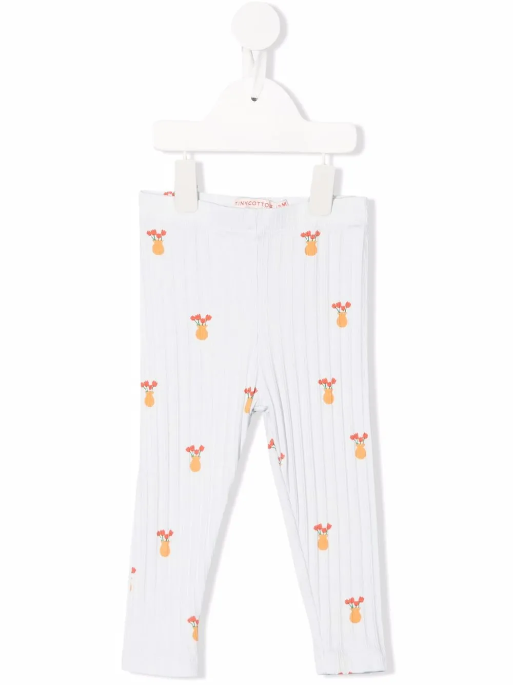 

Tiny Cottons tulip-print leggings - Blue