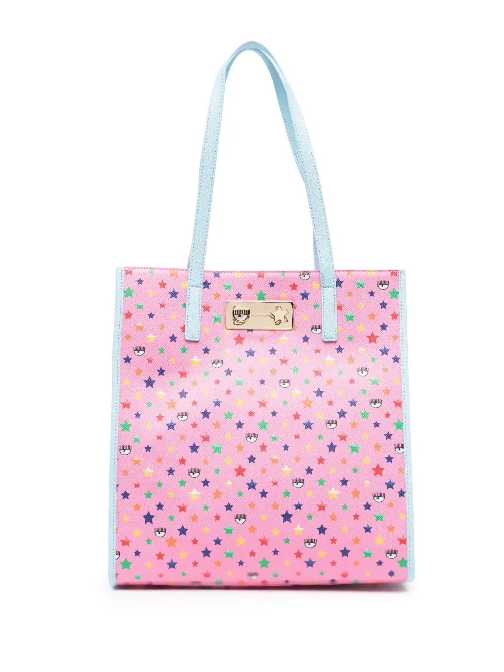 

Chiara Ferragni star-print tote bag - Pink