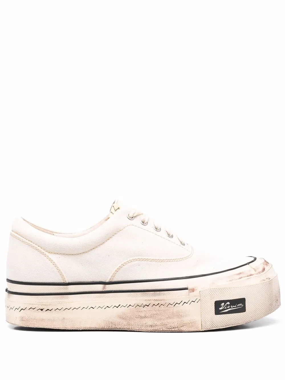 

visvim Logan Deck distressed trainers - Neutrals