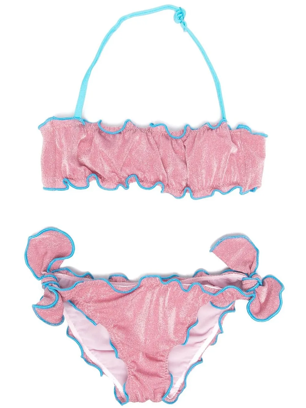 

MC2 Saint Barth Kids Emy bandeau bikini - Pink
