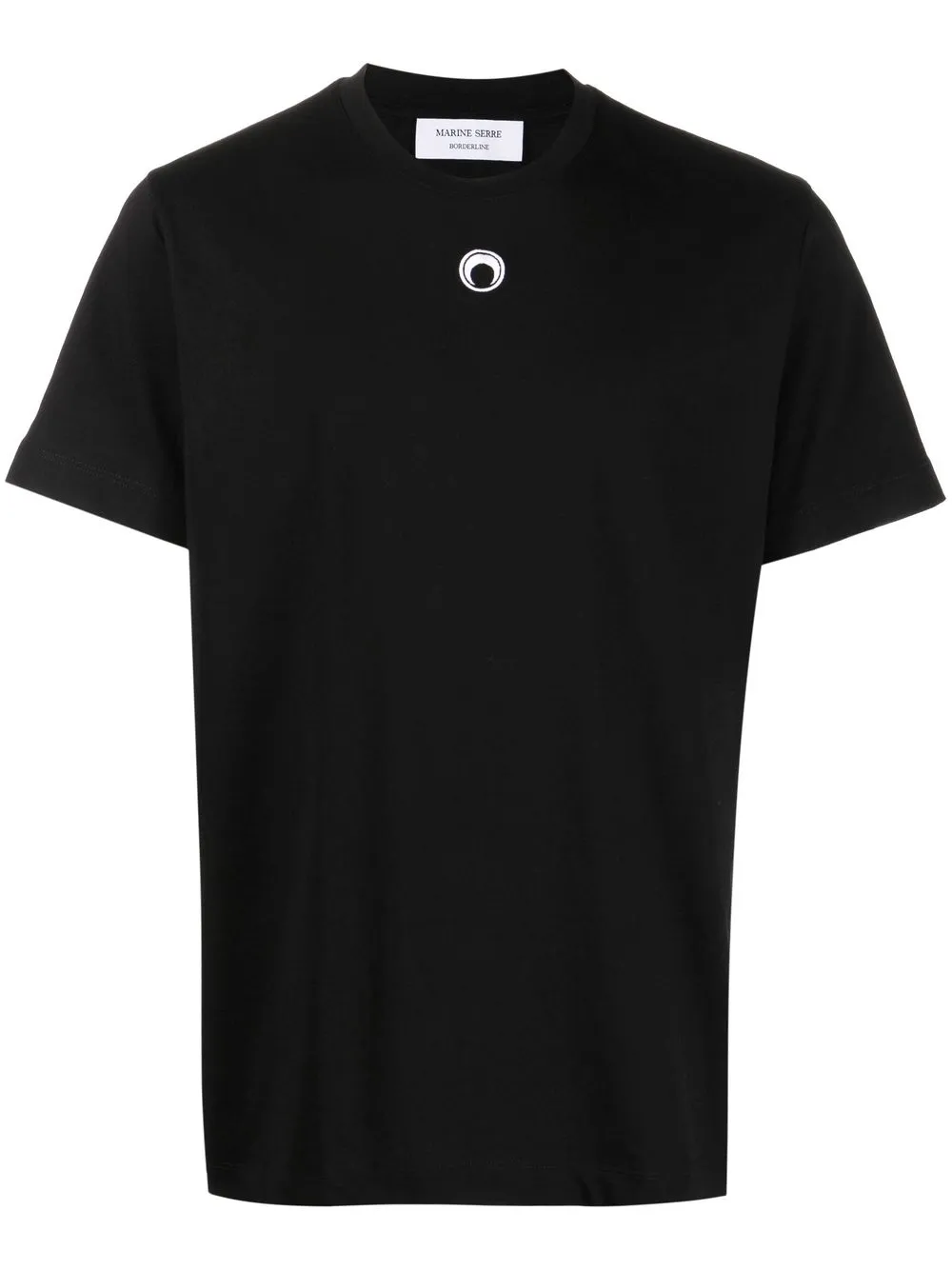 

Marine Serre playera con logo bordado - Negro