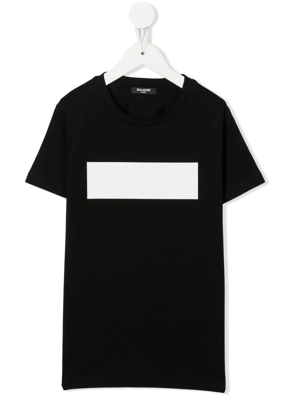 

Balmain Kids playera con cuello redondo - Negro