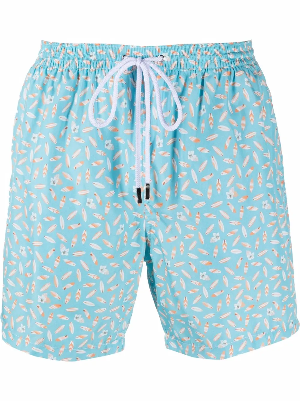 

Barba Cost floral-print swim shorts - Blue