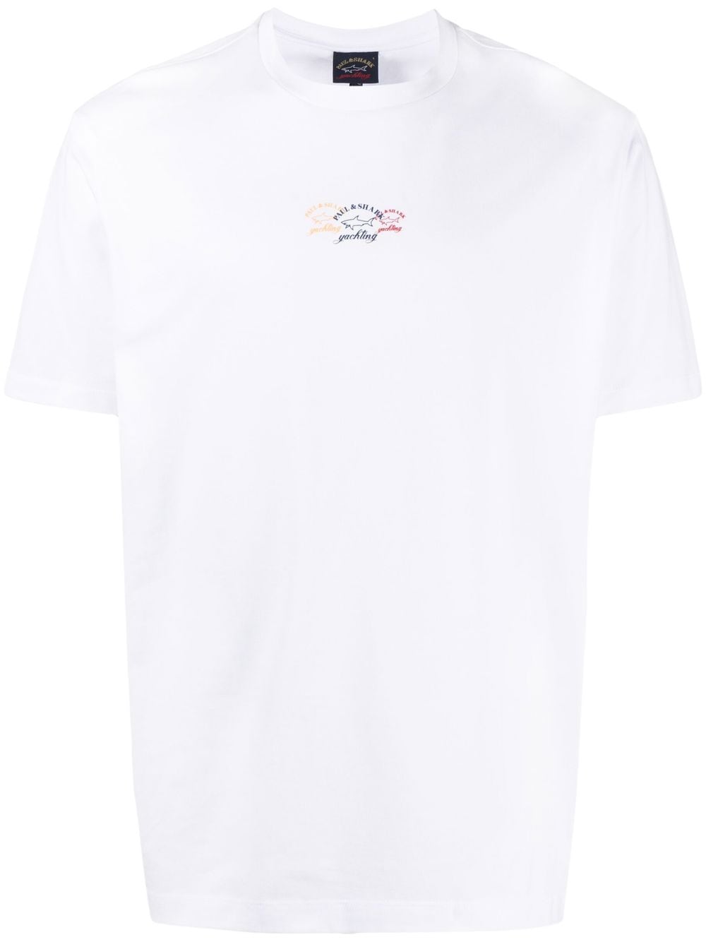 

Paul & Shark playera con logo estampado - 010 WHITE