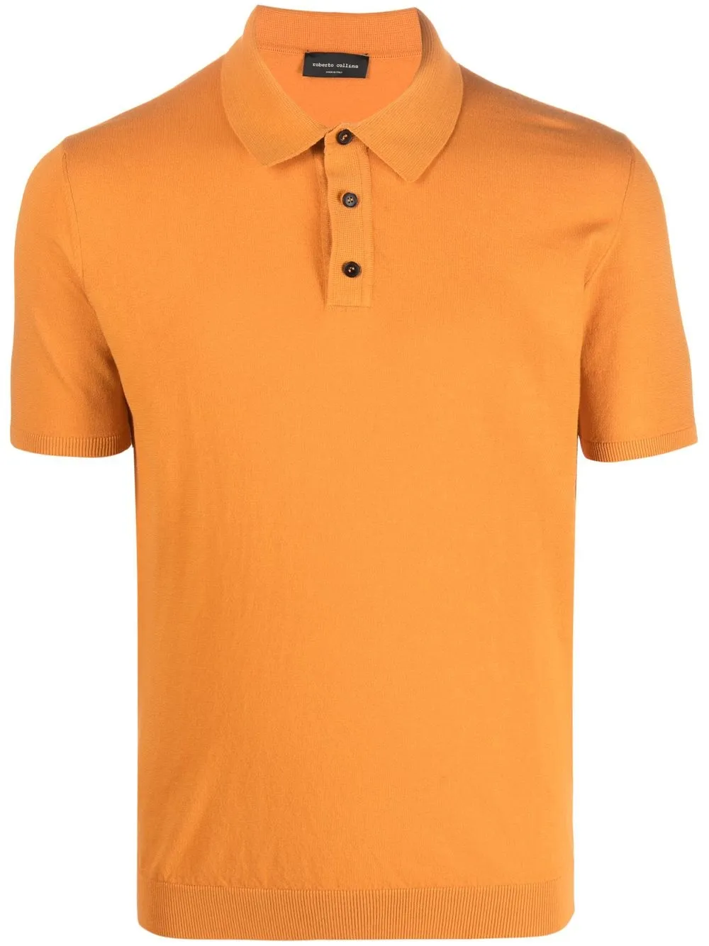 

Roberto Collina playera tipo polo manga corta - Naranja