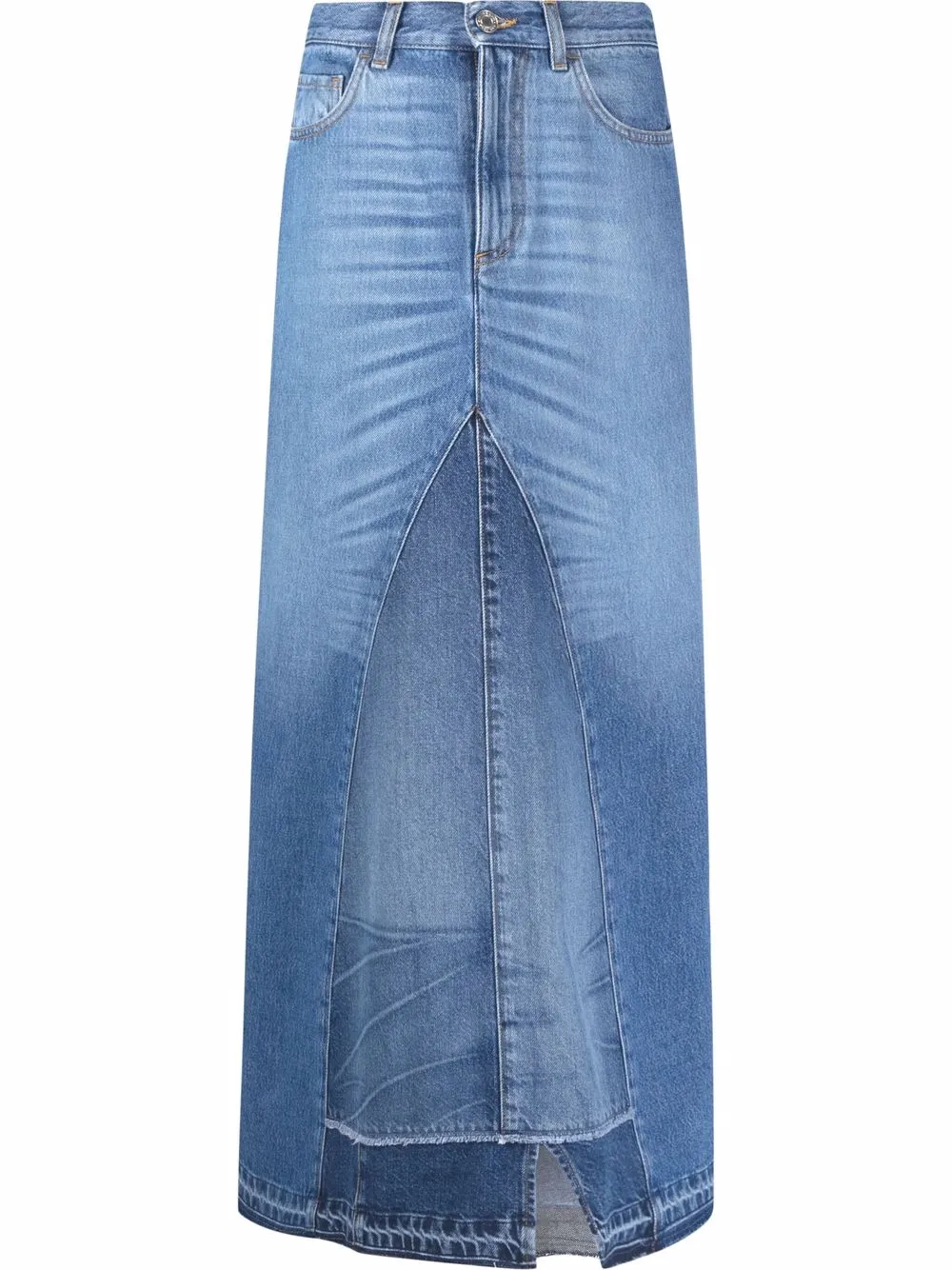 Philosophy Di Lorenzo Serafini Long Denim Skirt - Farfetch