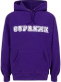 Supreme lace logo hoodie - Purple