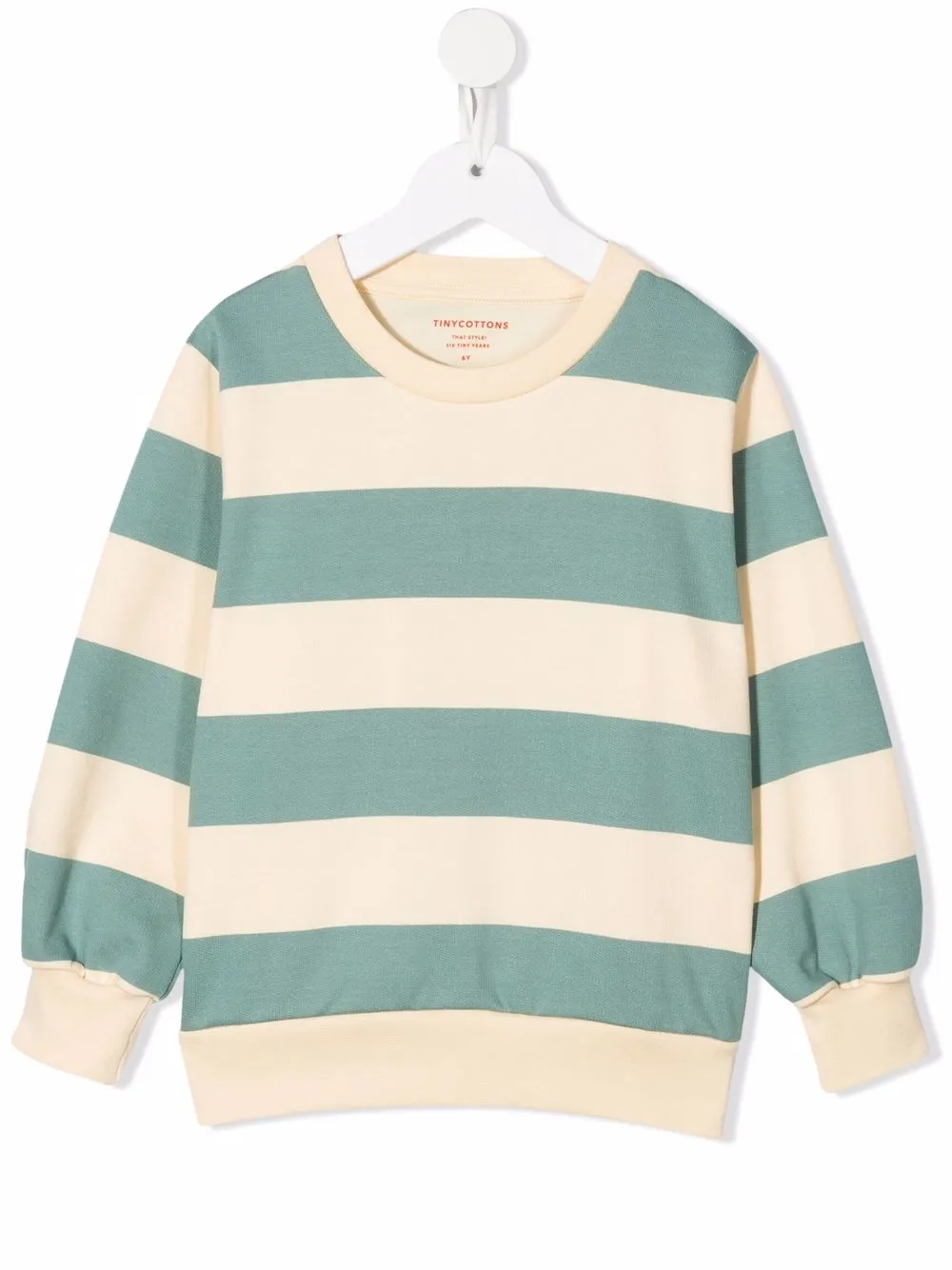 

Tiny Cottons stripe-print sweatshirt - Neutrals