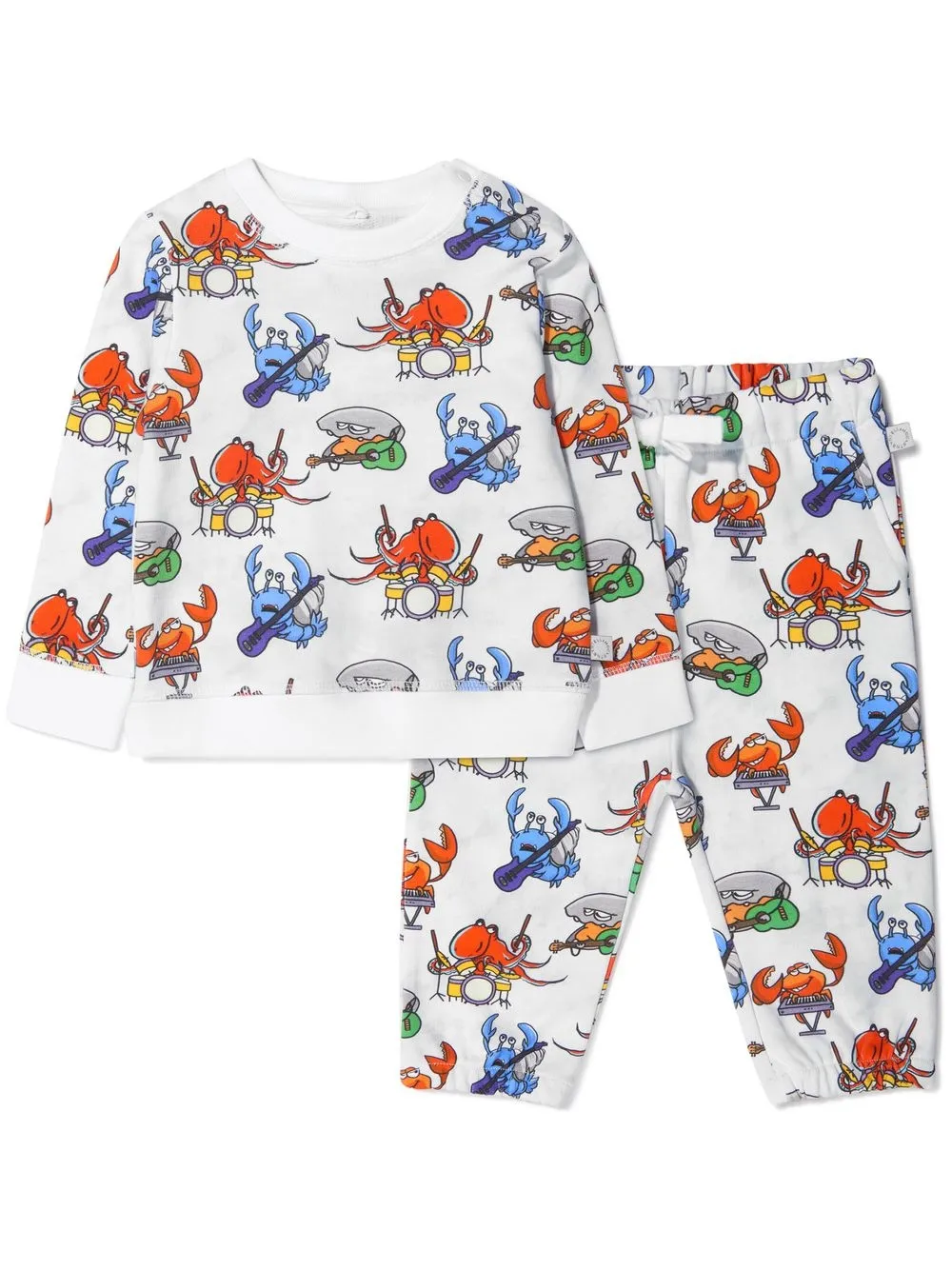 

Stella McCartney Kids Rock Pool print tracksuit - White