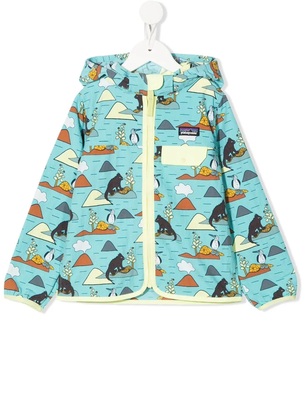 Patagonia Kids' Graphic-print Hooded Jacket