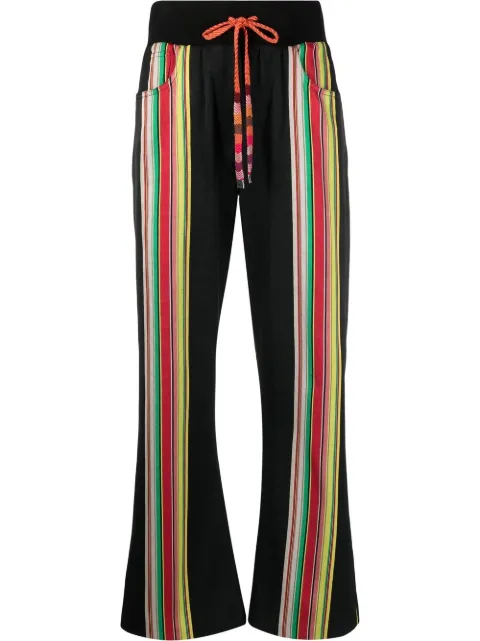 Etro بنطال مخطط فلير