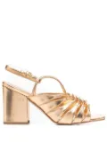 Laurence Dacade high block heel sandals - Gold