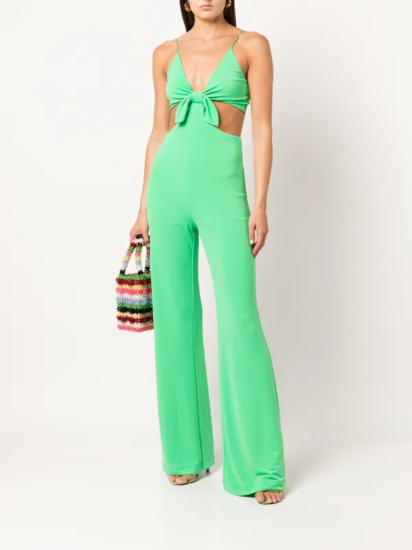 alice and olivia green jumpsuit