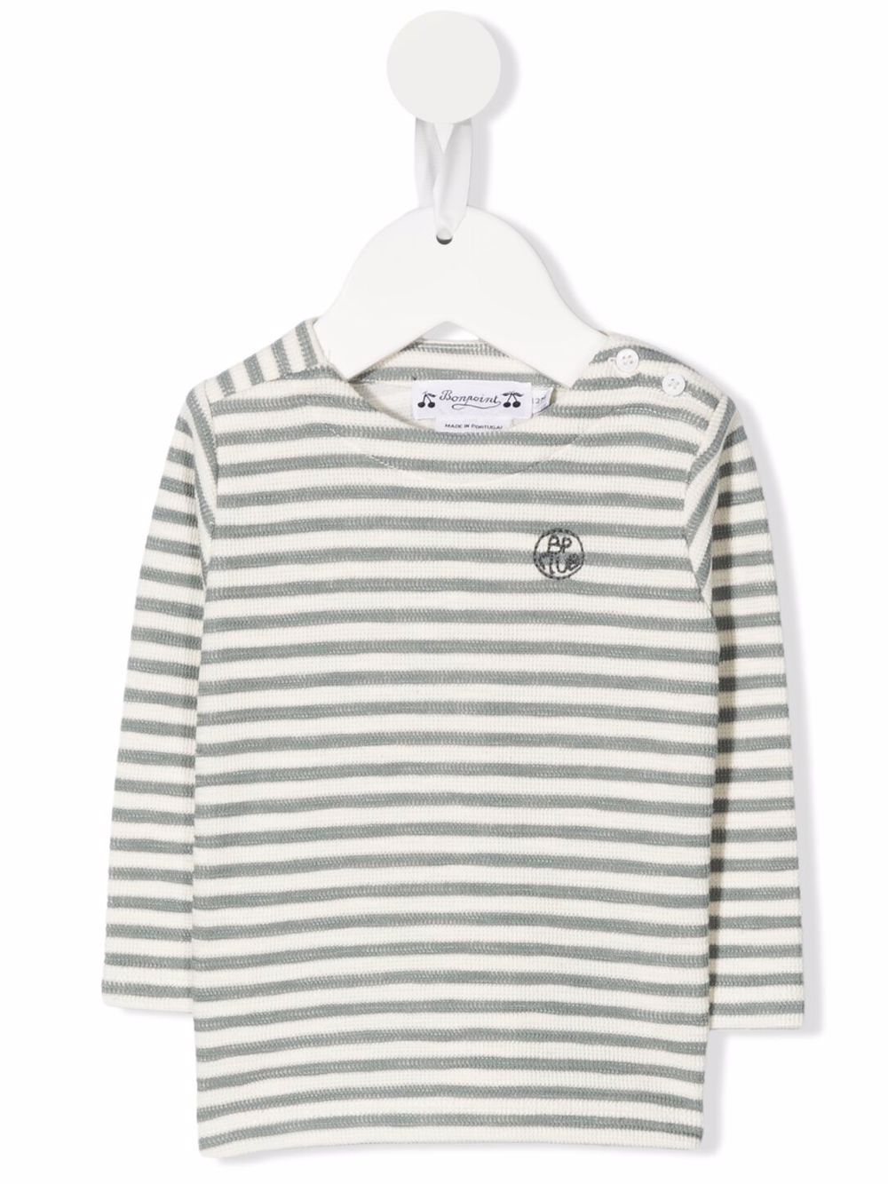 Bonpoint stripe-print T-shirt - Farfetch