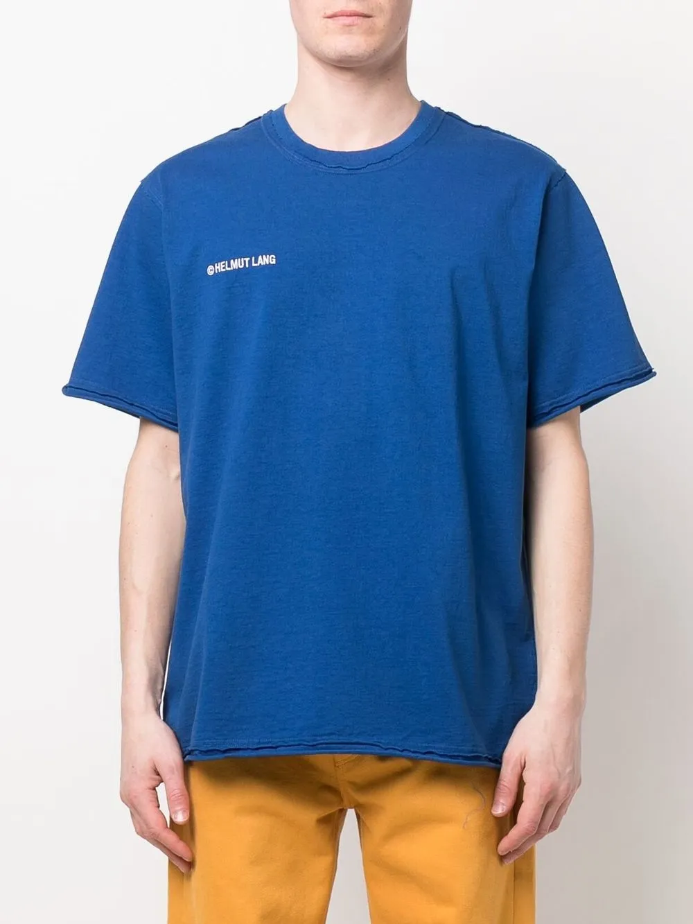 Royal blue helmut lang shirt Clearance