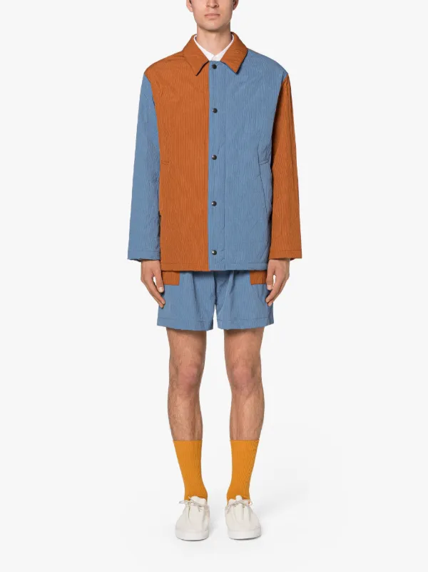CAPTAIN Navy Seersucker Shorts