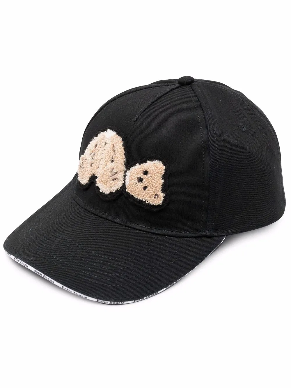 

Palm Angels Teddy Bear-appliqué cap - Black