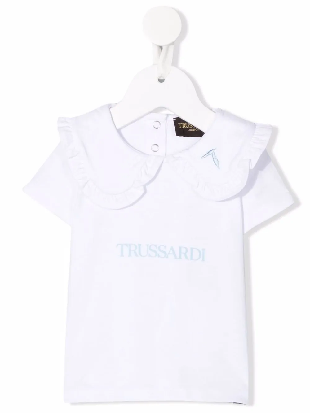 

TRUSSARDI JUNIOR playera con logo estampado - Blanco