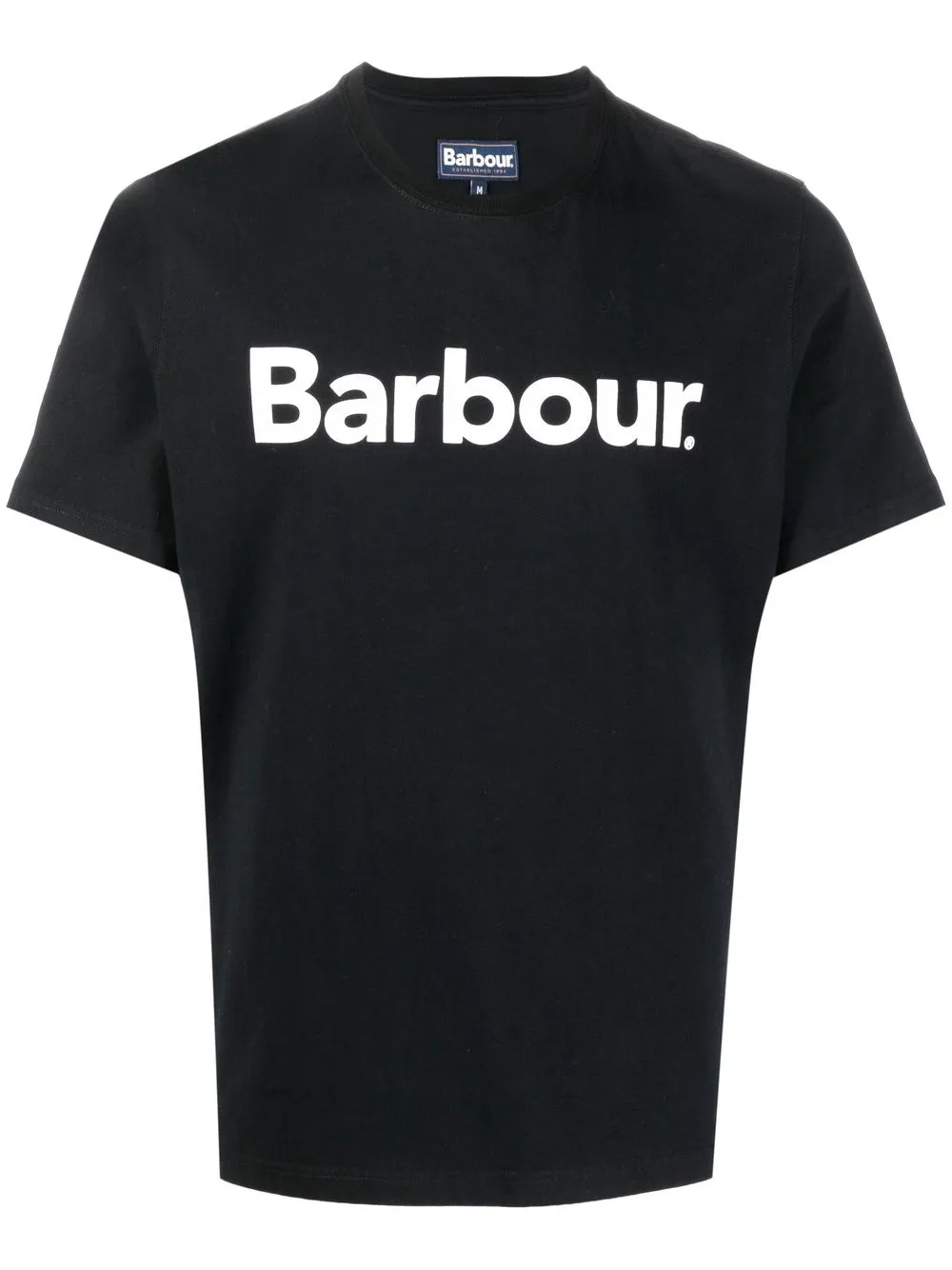 

Barbour playera con logo estampado - Negro