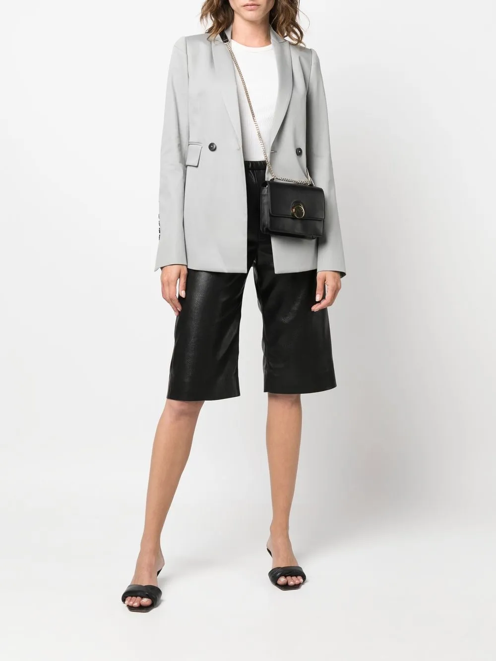 SAPIO Blazer met dubbele rij knopen - Grijs
