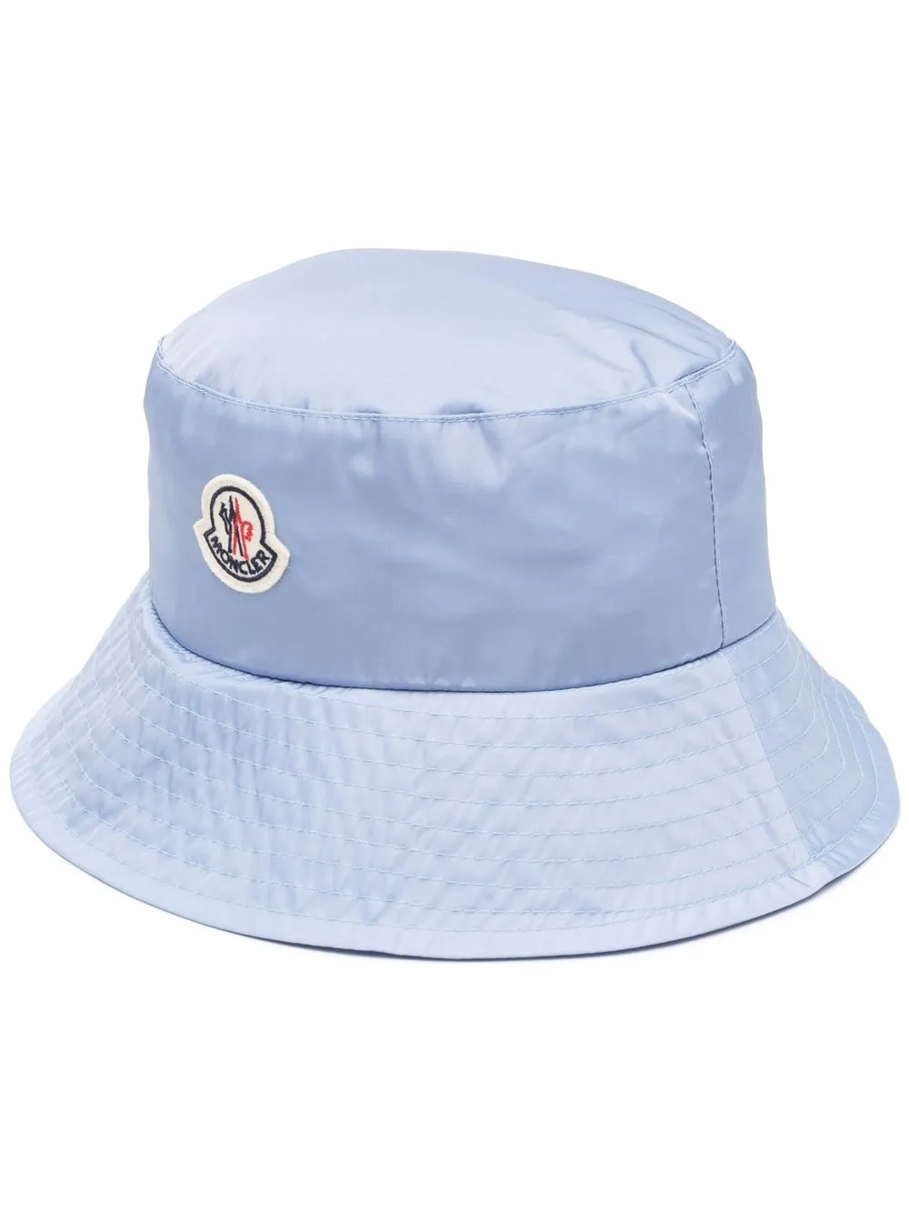 

Moncler gorro de pescador con parche del logo - Azul