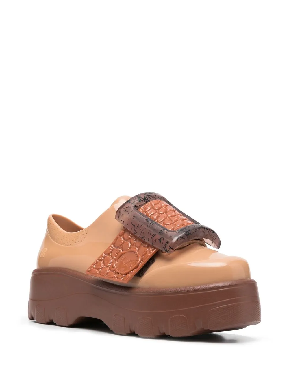 Viktor & Rolf Buckle Up low-top sneakers - Bruin