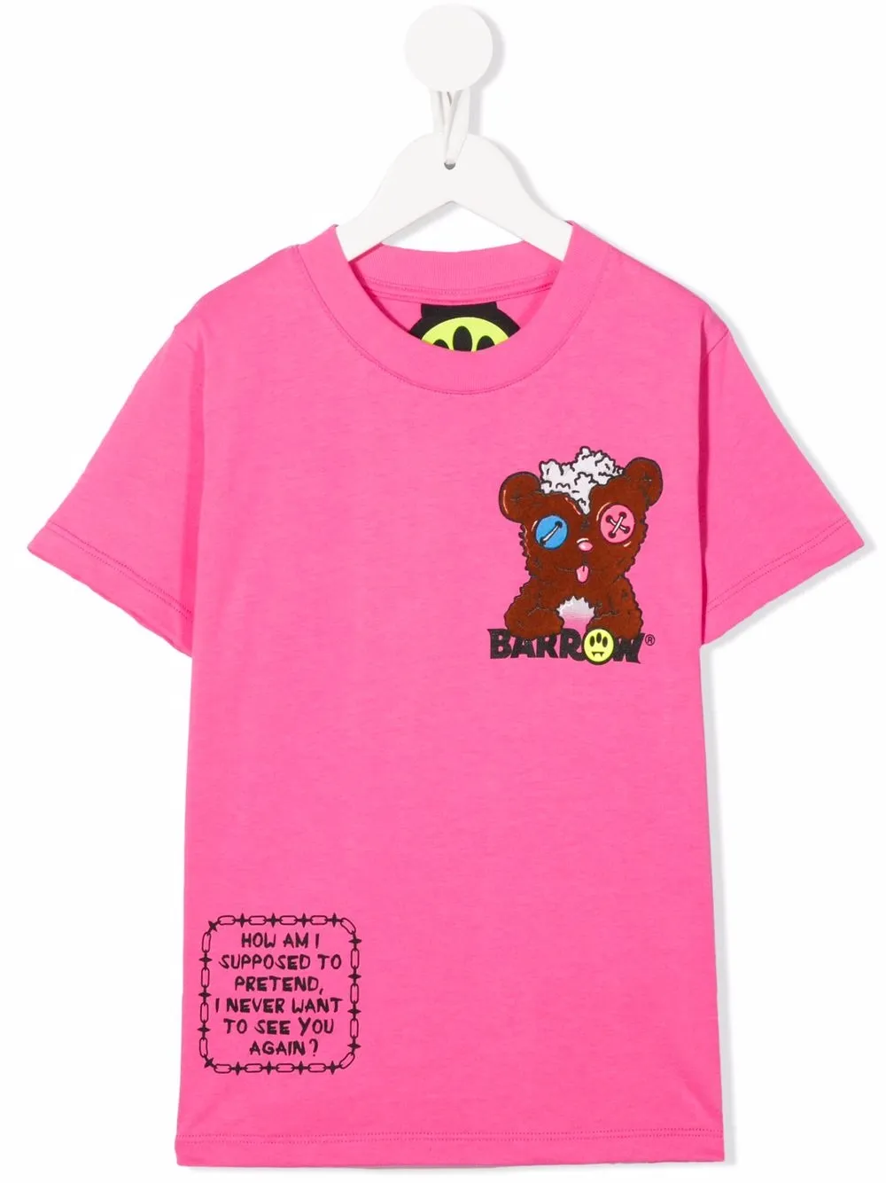 

Barrow kids playera con dibujo del logo estampado - Rosado