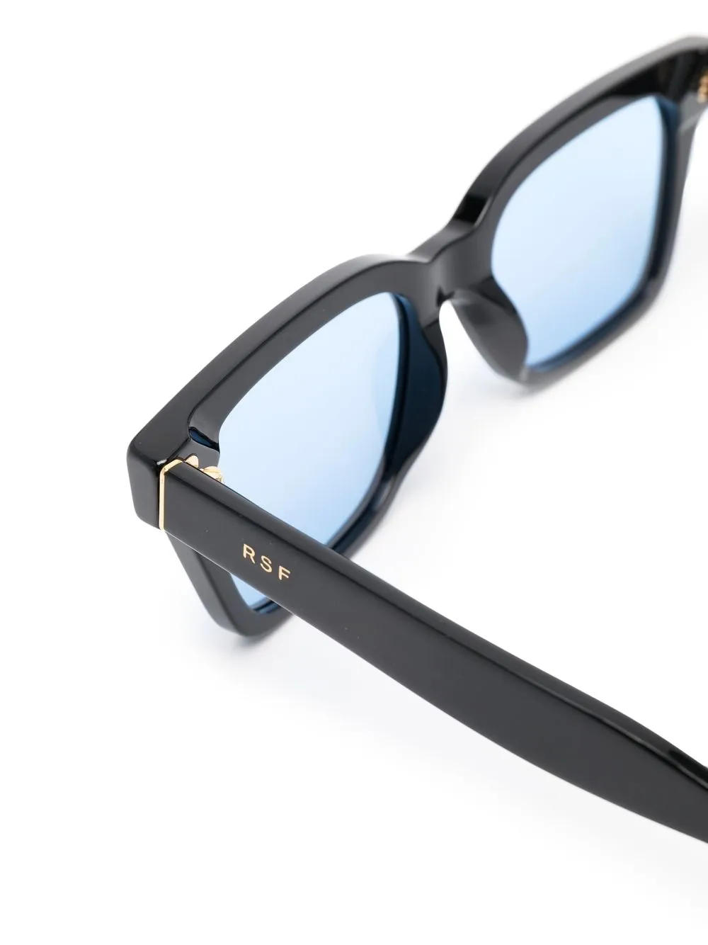 Shop Retrosuperfuture Square-frame Logo Sunglasses In Schwarz