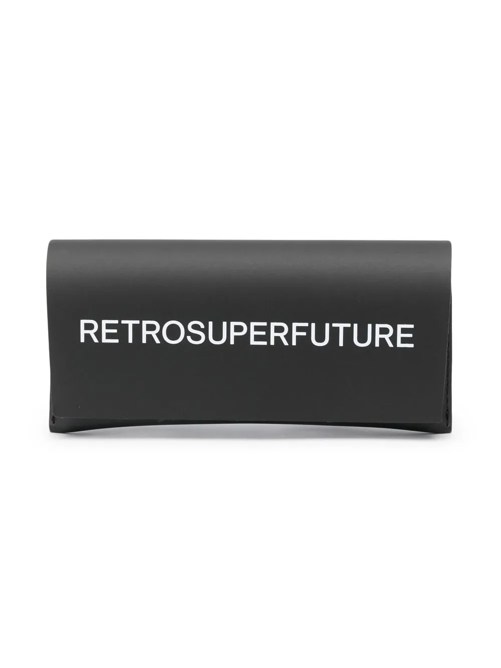 Shop Retrosuperfuture Square-frame Logo Sunglasses In Schwarz