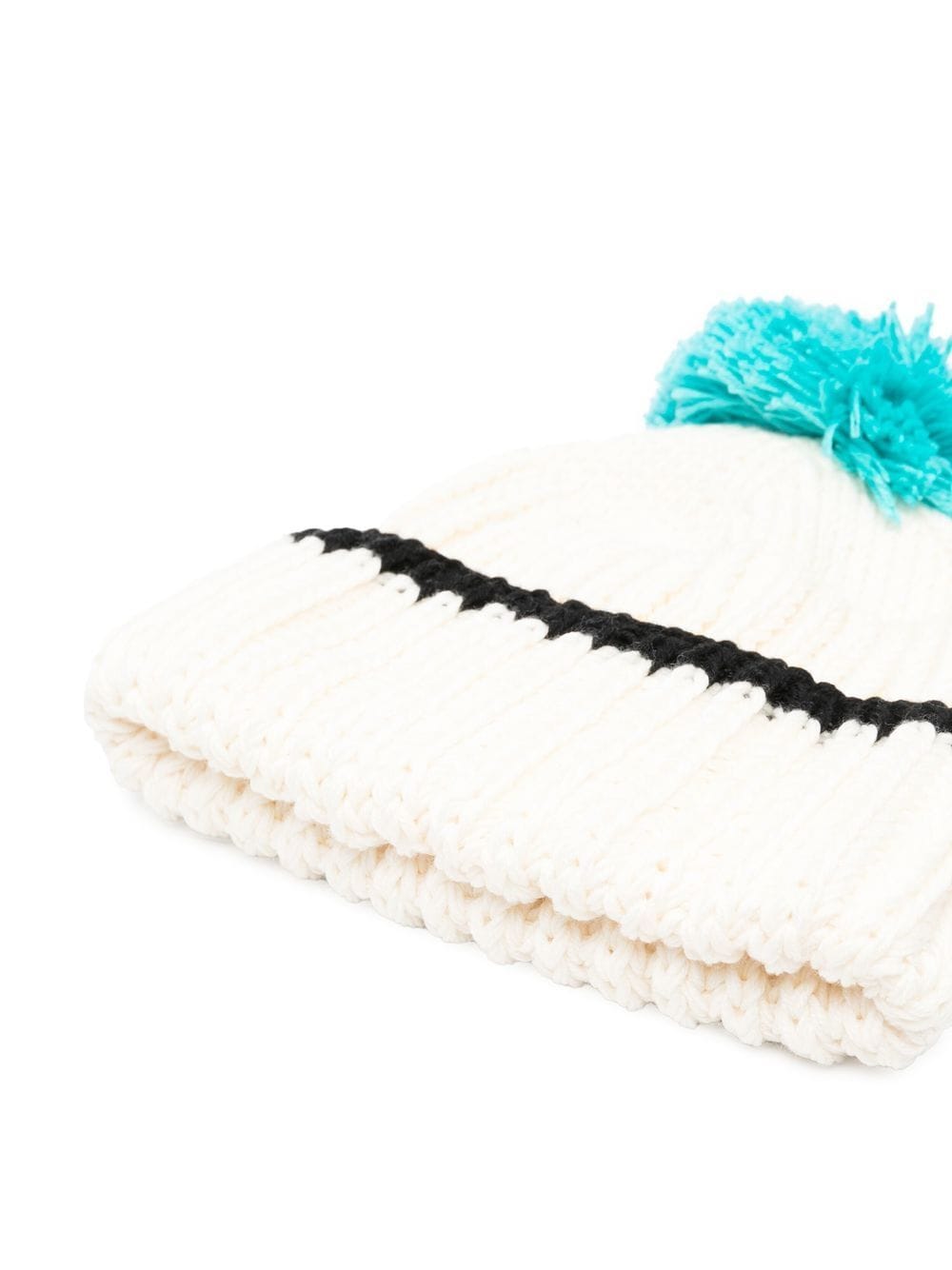 Image 2 of Patou pompom-trim knitted hat