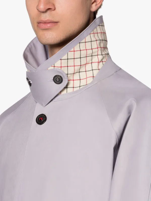 MAISON MARGIELA Grey Bonded Cotton Coat