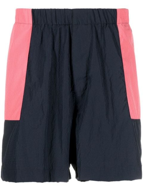 Mackintosh CAPTAIN seersucker shorts